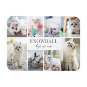 Magnet Flexible Collage de photos d'animaux de compagnie (Horizontal)