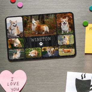 Magnet Flexible Collage de photos de chien
