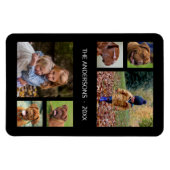 Magnet Flexible Collage de photos de famille s'amuser Fab Monogram (Horizontal)