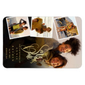 Magnet Flexible Collage de photos de mariage à conserver pour la d (Horizontal)