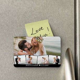 Magnet Flexible Collage de photos de mariage Bande de photos en zi