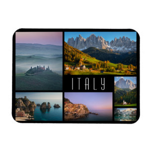 Magnet Flexible Collage de photos de voyage en Italie