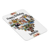 Magnet Flexible Collage de photos du coeur Script personnalisé Ann (Côté Droit)