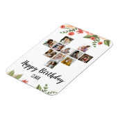 Magnet Flexible Collage de photos du coeur Script personnalisé Ann (Côté Gauche)