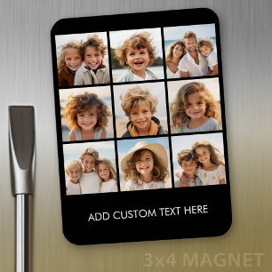 Magnet Flexible Collage de photos Instagram avec 9 photos