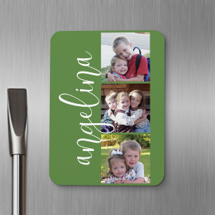 Magnet Flexible Collage de photos Instagram tendance avec monogram