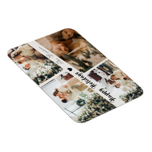Magnet Flexible Collage Famille de Vacances