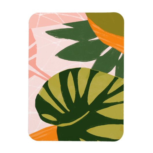 Magnet Flexible Collage Jungle I (Vertical)