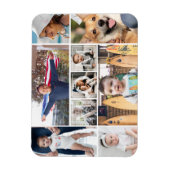 Magnet Flexible Collage photo de 9 photos pour maman (Vertical)