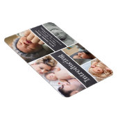 Magnet Flexible Collage photo de bébé Faire-part de naissance Prés (Côté Droit)