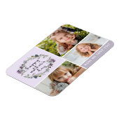 Magnet Flexible Collage photo de la Fête des mères florales (Côté Gauche)