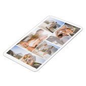 Magnet Flexible Collage photo de plage romantique (Côté Gauche)