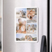 Magnet Flexible Collage photo de plage romantique