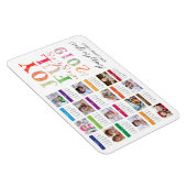 Magnet Flexible Collage photo du calendrier 2019 Bonne année (Côté Droit)