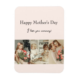 Magnet Flexible Collage photo et message - Cadeau personnalisé  