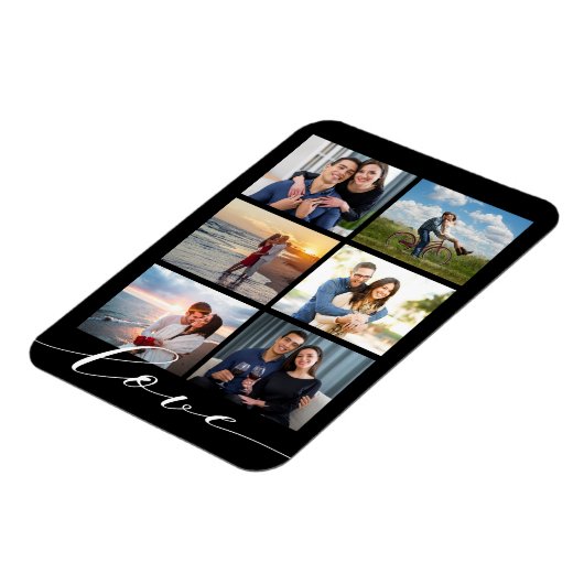 Magnet Flexible Collage photo Love Script (Côté Gauche)