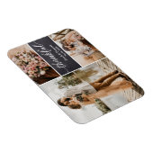 Magnet Flexible Collage photo mariage Merci (Côté Droit)