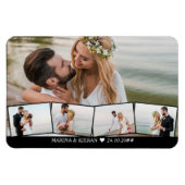 Magnet Flexible Collage photo mariage Zigzag (Horizontal)