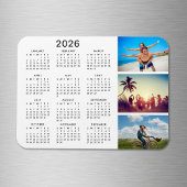 Magnet Flexible Collage photo mémorable personnalisé Calendrier 20