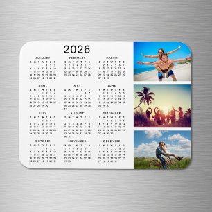 Magnet Flexible Collage photo mémorable personnalisé Calendrier 20
