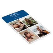 Magnet Flexible Collage photo moderne mode papa personnalisé (Côté Droit)