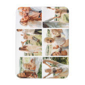 Magnet Flexible Collage photo moderne simple personnalisé 6 (Vertical)