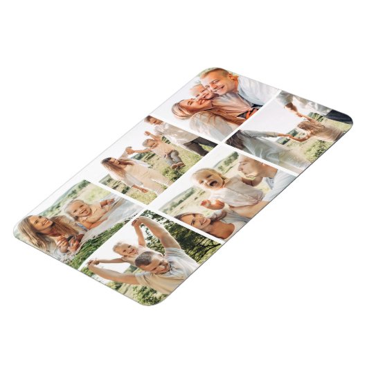 Magnet Flexible Collage photo moderne simple personnalisé 6 (Côté Gauche)