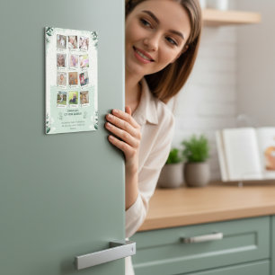 Magnet Flexible Collage photo personnalisé de 1ère année de voyage