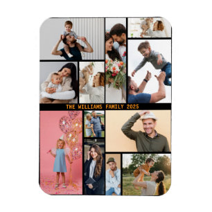Magnet Flexible Collage photo personnalisé moderne 16 Custom Color