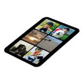 Magnet Flexible Collage Photo personnalisée Six Carrés image image (Côté Gauche)