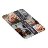 Magnet Flexible Collage photo Présentation de la Faire-part de nai (Côté Droit)