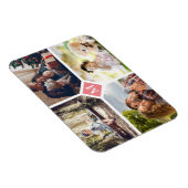 Magnet Flexible Collage photo simple 4 famille (Côté Droit)