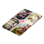 Magnet Flexible Collage photo simple 4 famille (Côté Gauche)