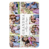 Magnet Flexible Collage photo simple de grand-mère (Vertical)