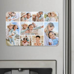 Magnet Flexible Collage photo simple personnalisé<br><div class="desc">Aimant photo personnalisé pour souvenirs favoris. Cet aimant photo personnalisé simple et élégant est une façon réfléchie et élégante de présenter vos souvenirs préférés. L'agencement comprend un espace pour cinq photos, ce qui en fait un endroit idéal pour afficher des moments de famille, des temps forts ou des instantanés spéciaux...</div>