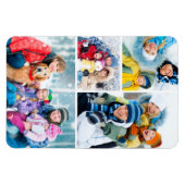 Magnet Flexible Collage simple de 4 photos (Horizontal)