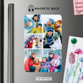Magnet Flexible Collage simple de 4 photos