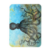 Magnet Flexible Collage vintage d'octopus (Vertical)