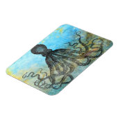 Magnet Flexible Collage vintage d'octopus (Côté Gauche)