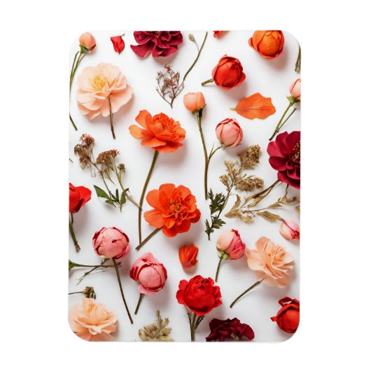 Magnet Flexible Collection de fleurs printanières (Vertical)