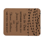 Magnet Flexible Collection de Mariages Rustic Kraft (Horizontal)