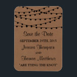 Magnet Flexible Collection de Mariages Rustic Kraft<br><div class="desc">Collection de Mariages Rustic Kraft - Magnet Réservez la date AFFICHER LES ÉLÉMENTS CORRESPONDANTS POUR CETTE COLLECTION</div>