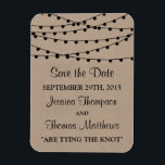 Magnet Flexible Collection de Mariages Rustic Kraft<br><div class="desc">Collection de Mariages Rustic Kraft - Magnet Réservez la date AFFICHER LES ÉLÉMENTS CORRESPONDANTS POUR CETTE COLLECTION</div>