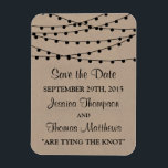 Magnet Flexible Collection de Mariages Rustic Kraft<br><div class="desc">Collection de Mariages Rustic Kraft - Magnet Réservez la date AFFICHER LES ÉLÉMENTS CORRESPONDANTS POUR CETTE COLLECTION</div>
