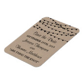 Magnet Flexible Collection de Mariages Rustic Kraft (Côté Gauche)