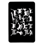 Magnet Flexible collection de pétroglyphes Chiens et Coyotes (Vertical)