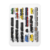 Magnet Flexible Collection de trains PTW (Vertical)