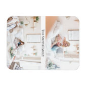 Magnet Flexible Collection photo moderne 2 famille | Concevez vous (Horizontal)