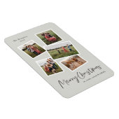 Magnet Flexible Collection photo moderne Joyeux Noël Carte de vaca (Côté Droit)