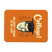 Magnet Flexible Collège : Les 7 Meilleures Années De Ma Vie (Horizontal)